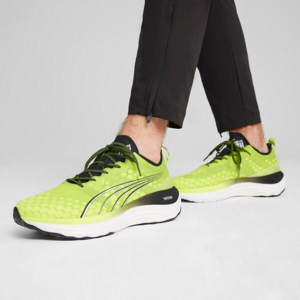 PUMA ForeverRUN NITROâ¢ Men's Running Shoes in Lime Pow/Black/White Product Image