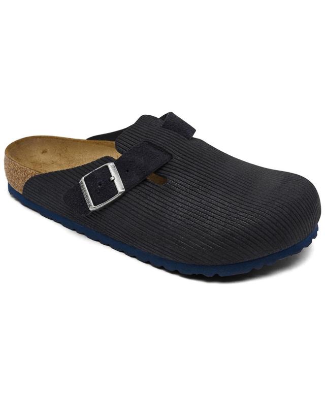 Birkenstock Mens Boston Corduroy Suede Embossed Clogs from Finish Line Product Image