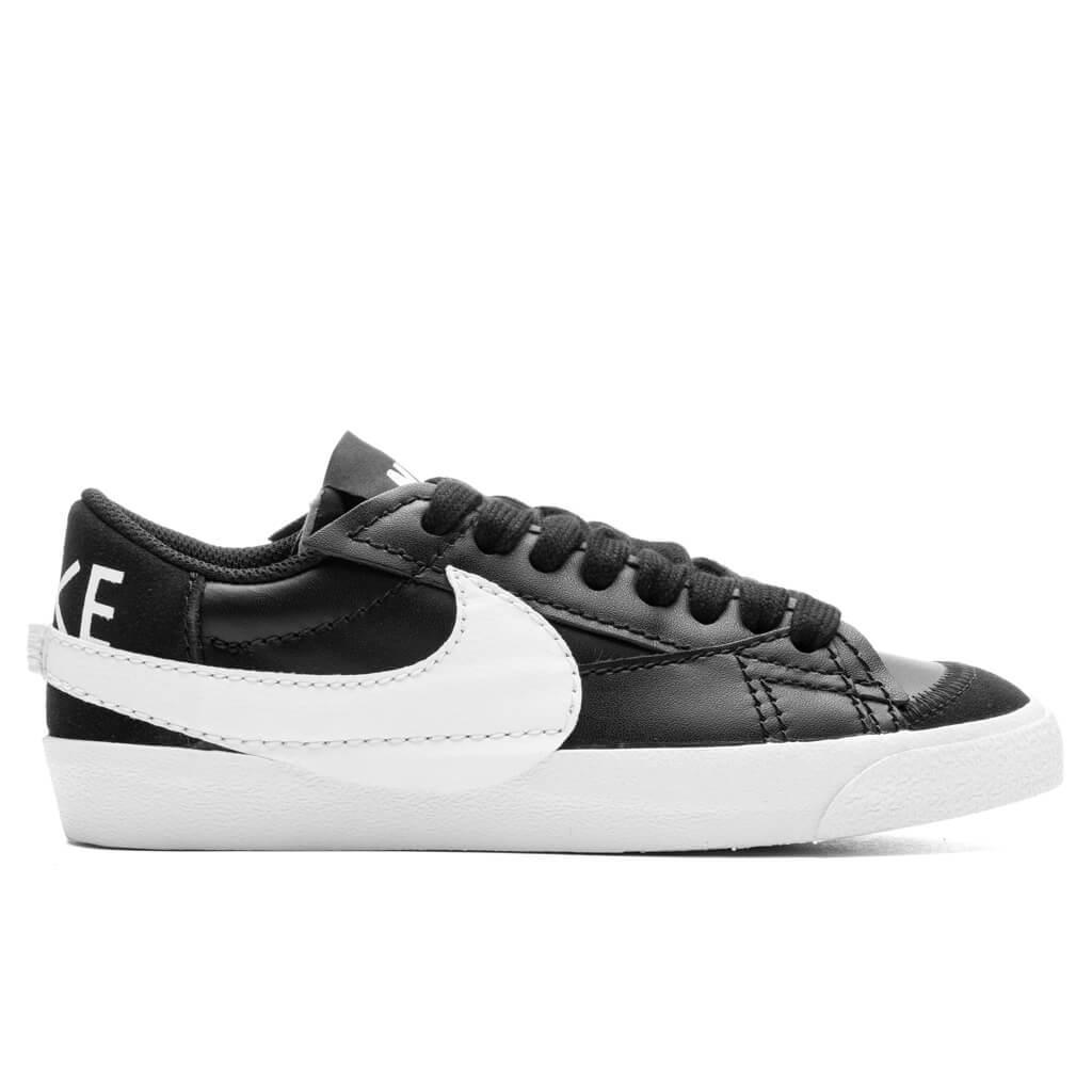 Women's Blazer Low '77 Jumbo - Black/White/Team Orange Female Product Image