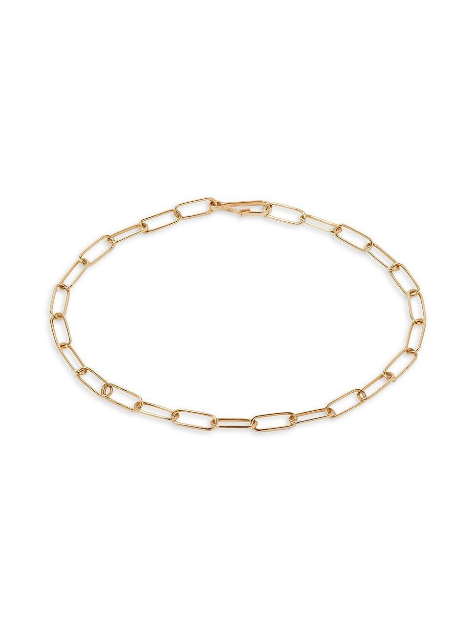 Womens Mythology 14K Yellow Gold Cable Chain Large Bracelet Product Image