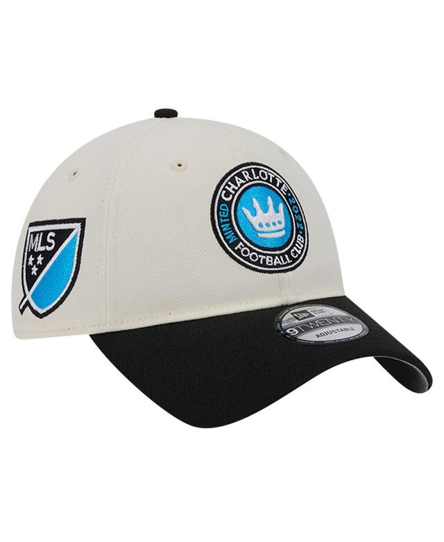 Mens New Era White Charlotte Fc 2024 Kick Off Collection 9TWENTY Adjustable Hat Product Image