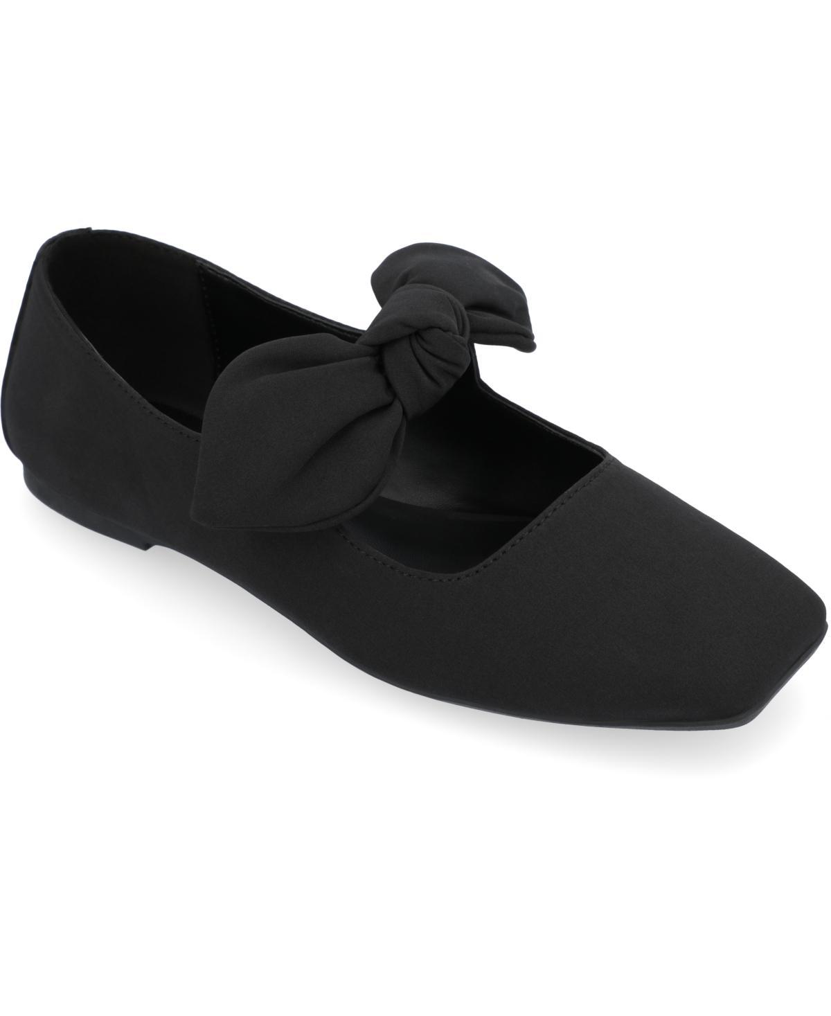 Journee Collection Womens Seralinn Bow Flats Womens Shoes Product Image