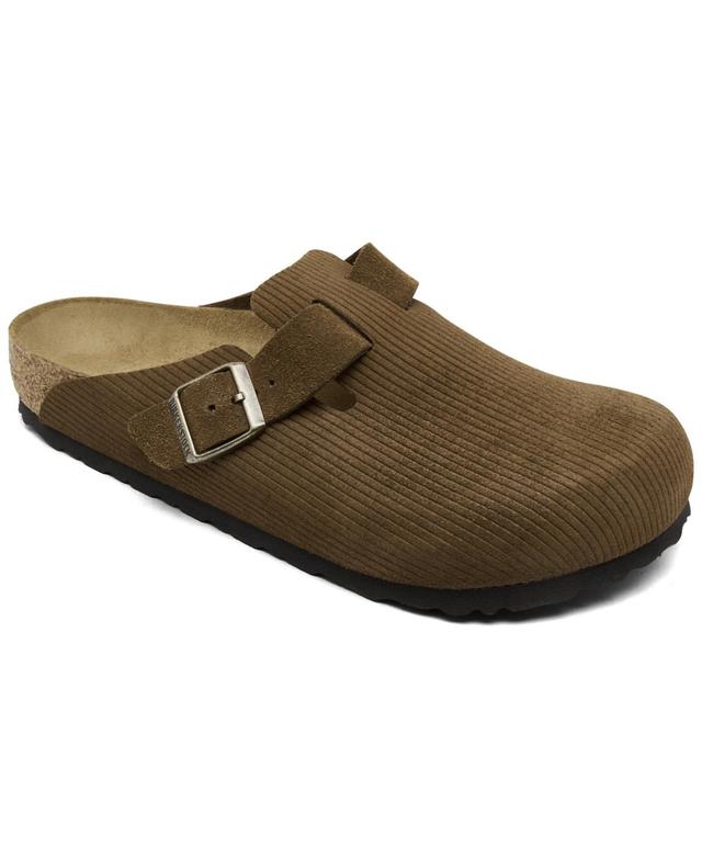 Birkenstock Mens Boston Corduroy Suede Embossed Clogs from Finish Line Product Image