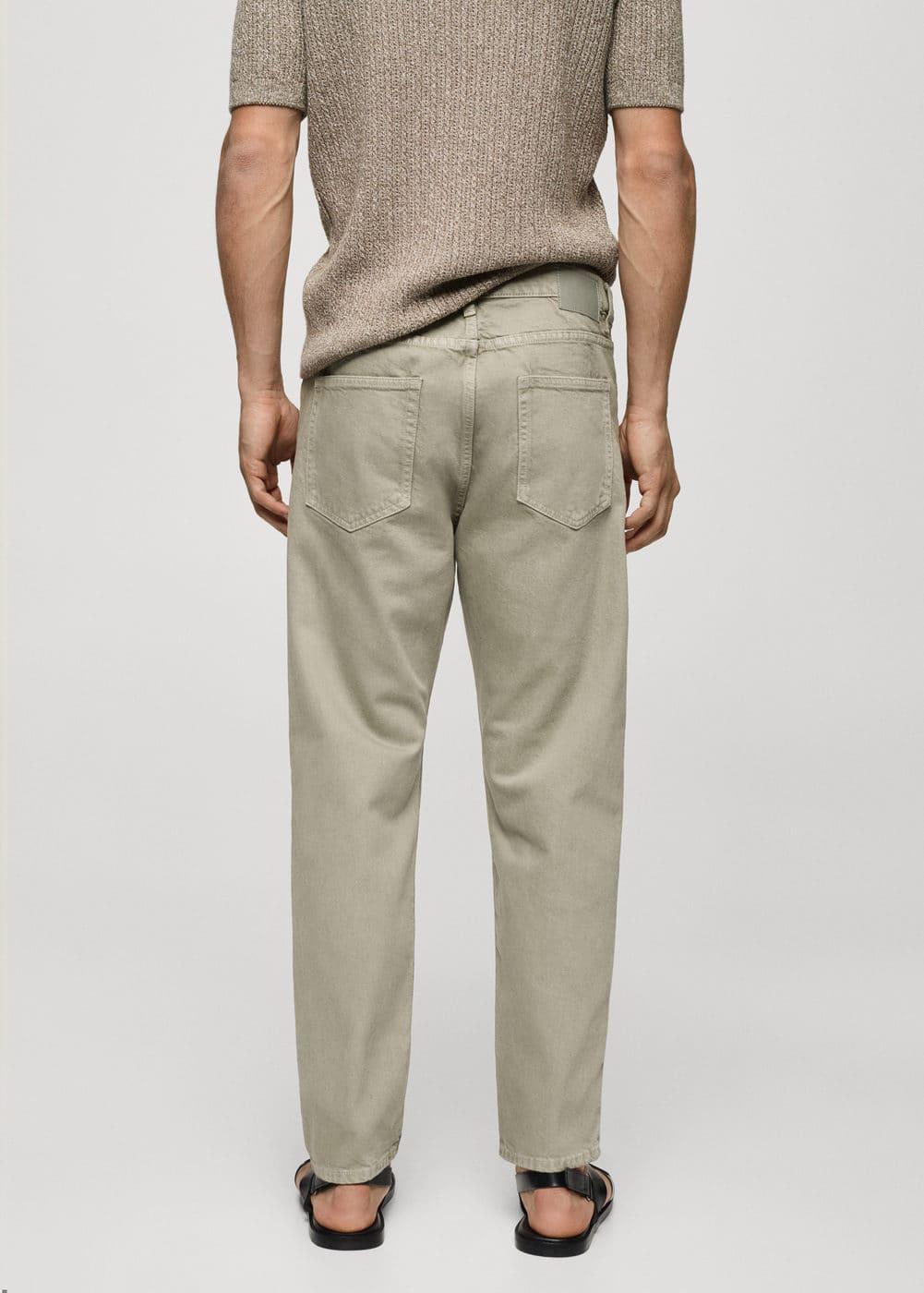 MANGO MAN - Ben cotton tappered-fit jeans khakiMen Product Image