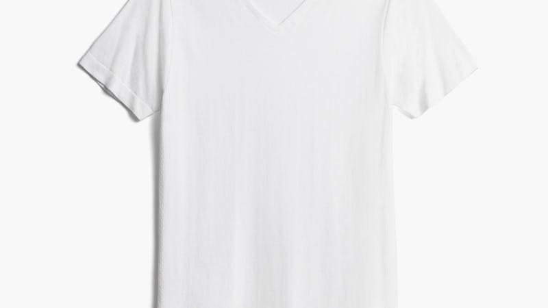 White (V-Neck) Men's Atlas Tee Product Image