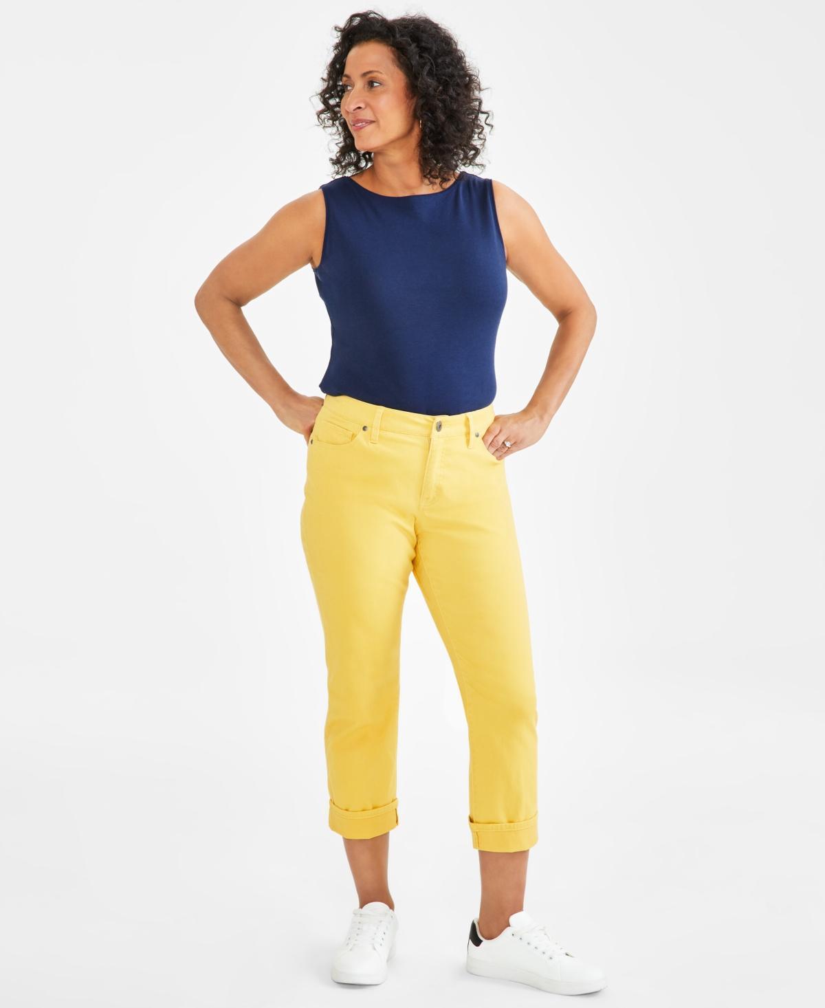 Style & Co Womens Mid-Rise Curvy Capri Jeans, Created for Macys product image