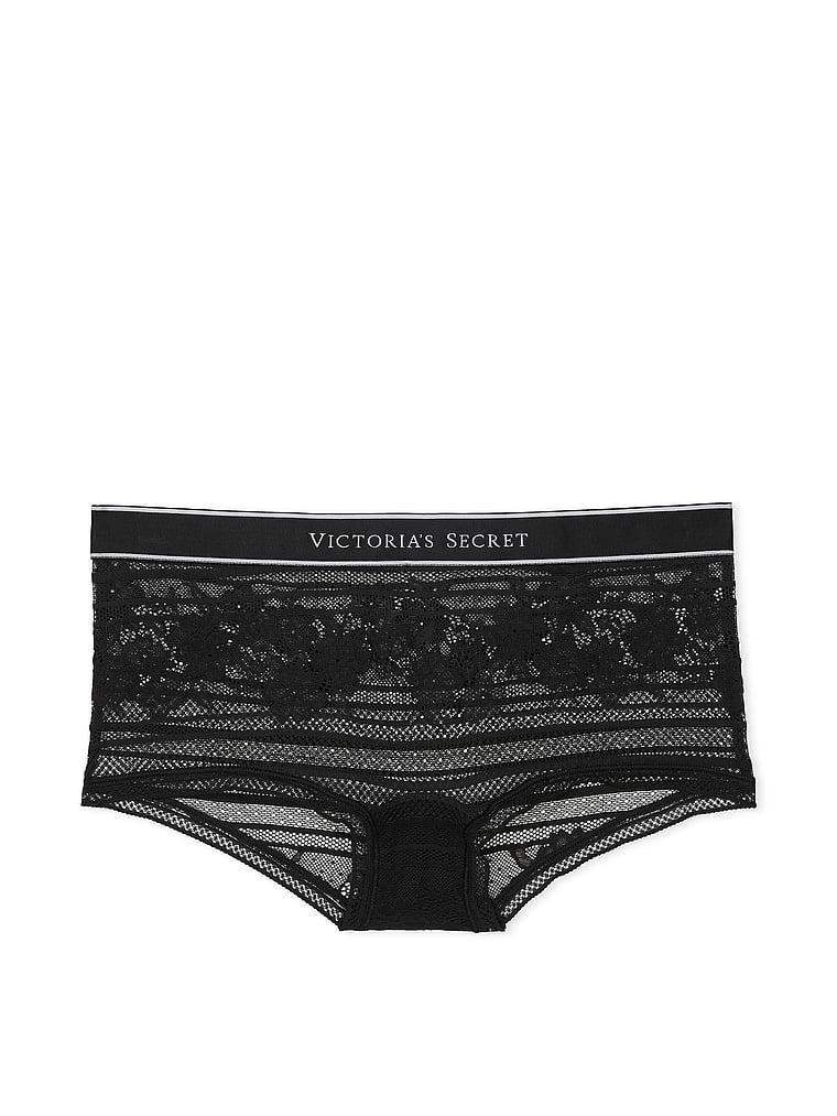 Logo Lace Boyshort Panty Product Image