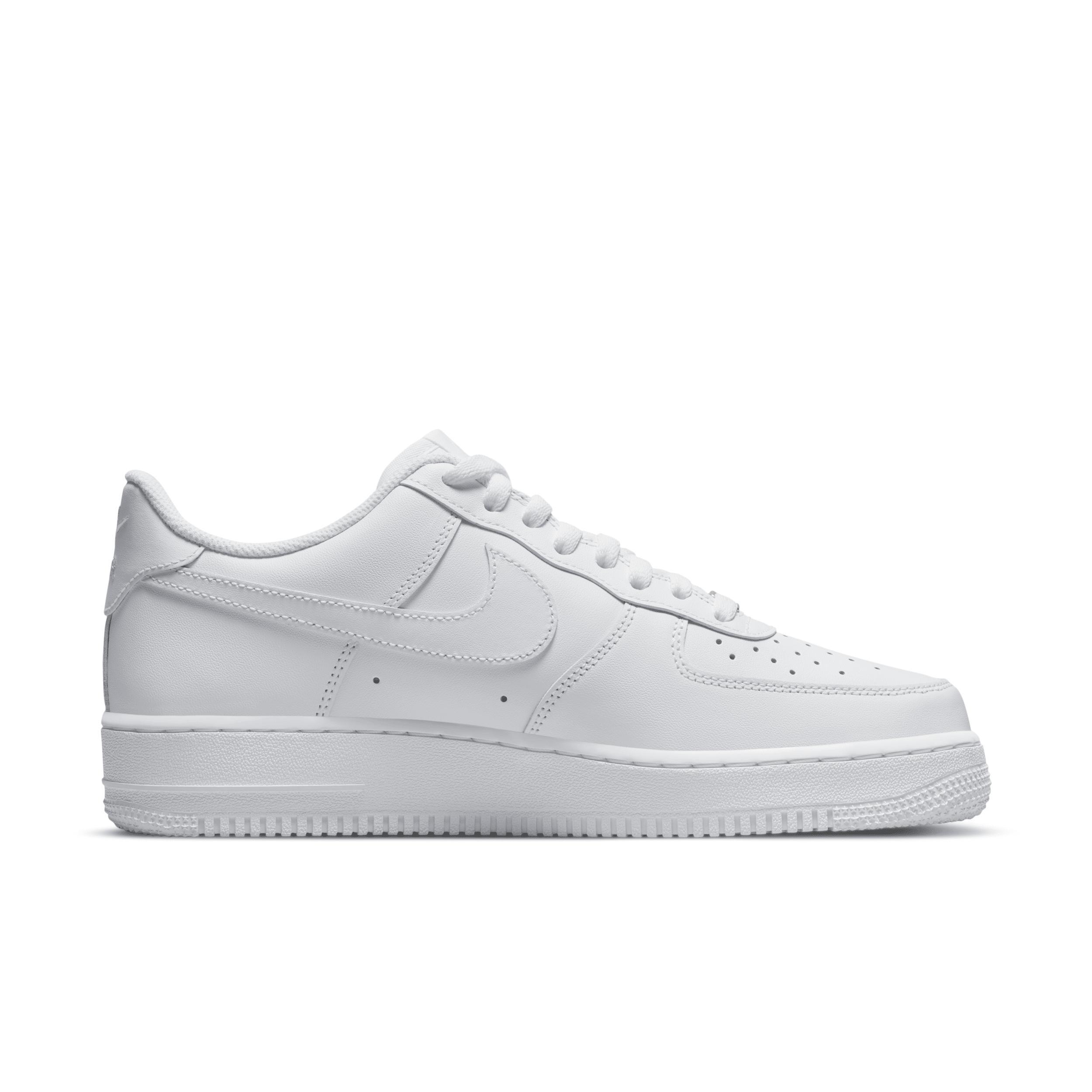 Nike Mens Nike Air Force 1 07 LE - Mens Basketball Shoes White/White Product Image