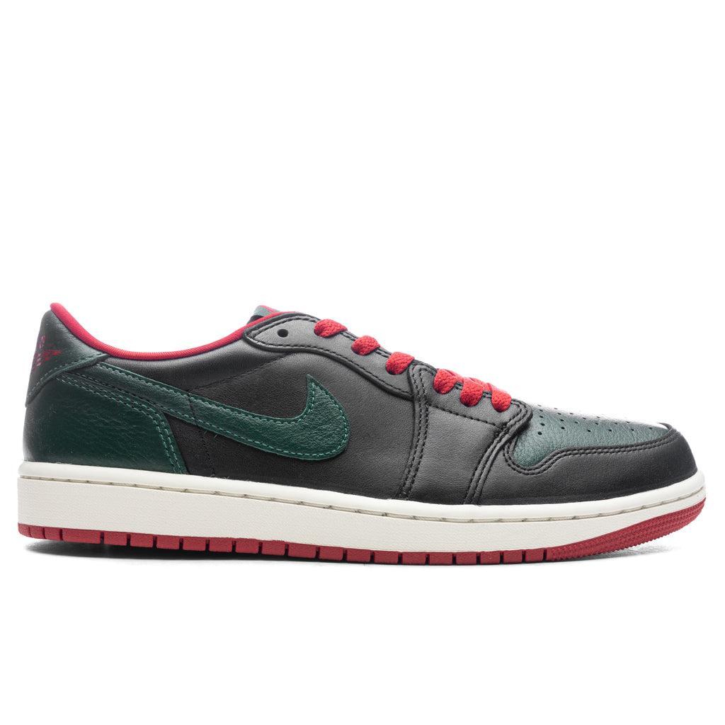 Air Jordan 1 Low OG Women's - Black/Gorge Green/Varsity Red Female Product Image