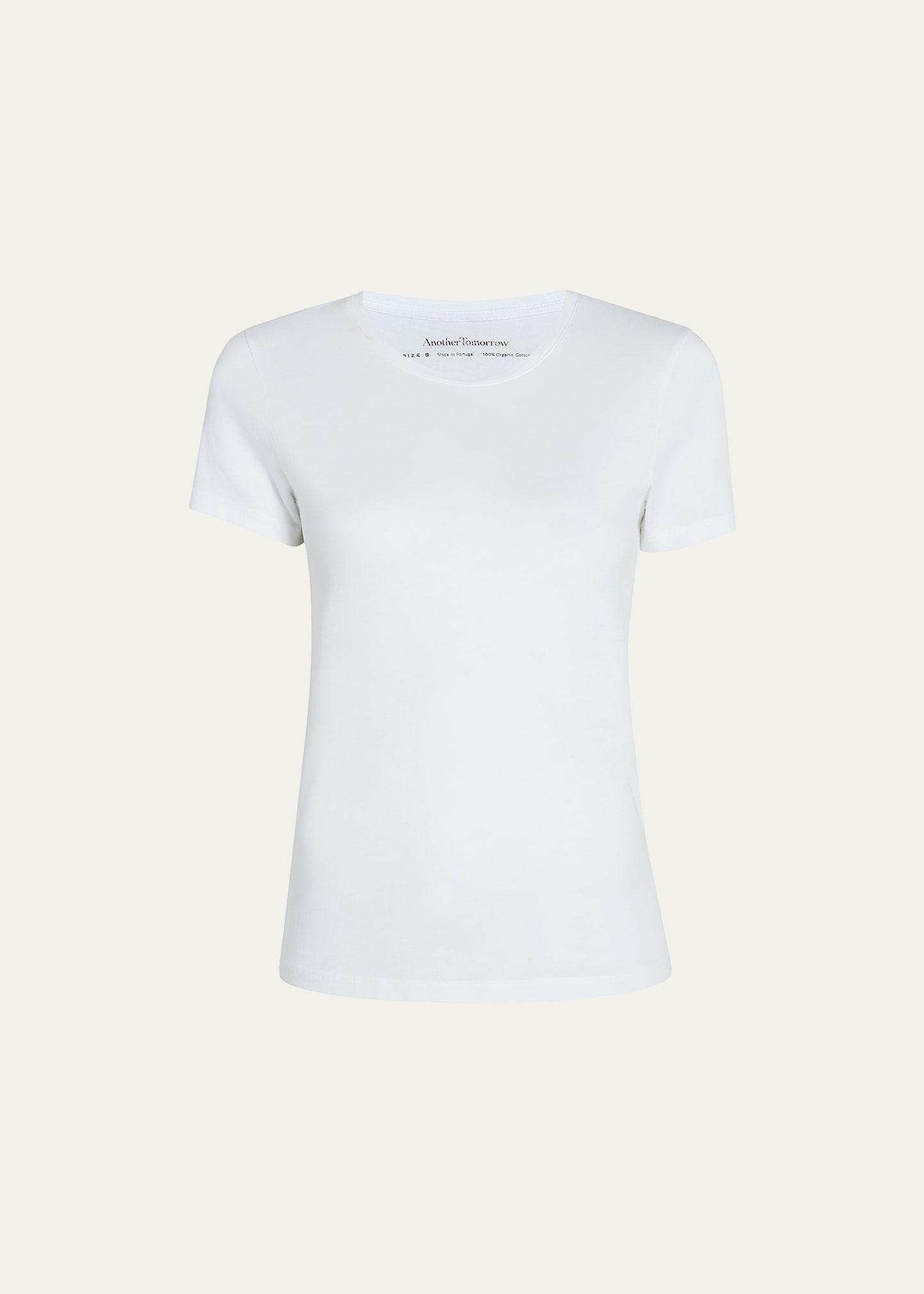 Womens Cotton Crewneck T-Shirt Product Image