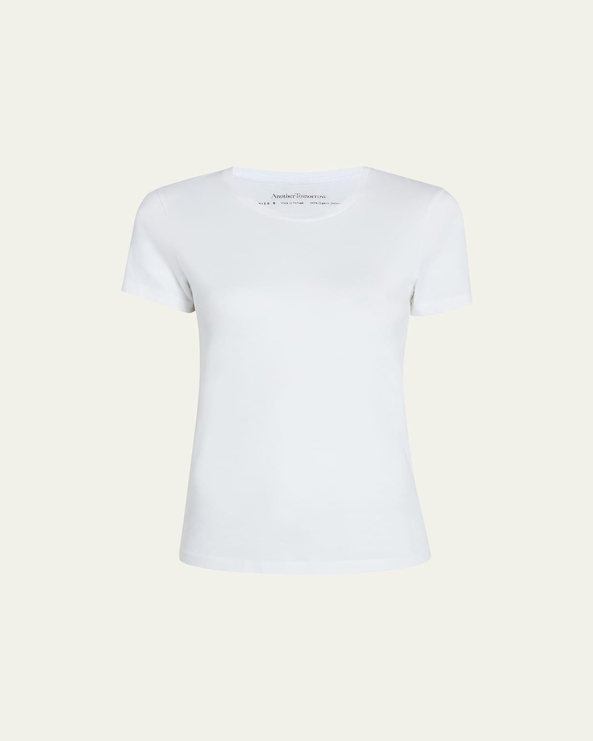 Womens Cotton Crewneck T-Shirt Product Image