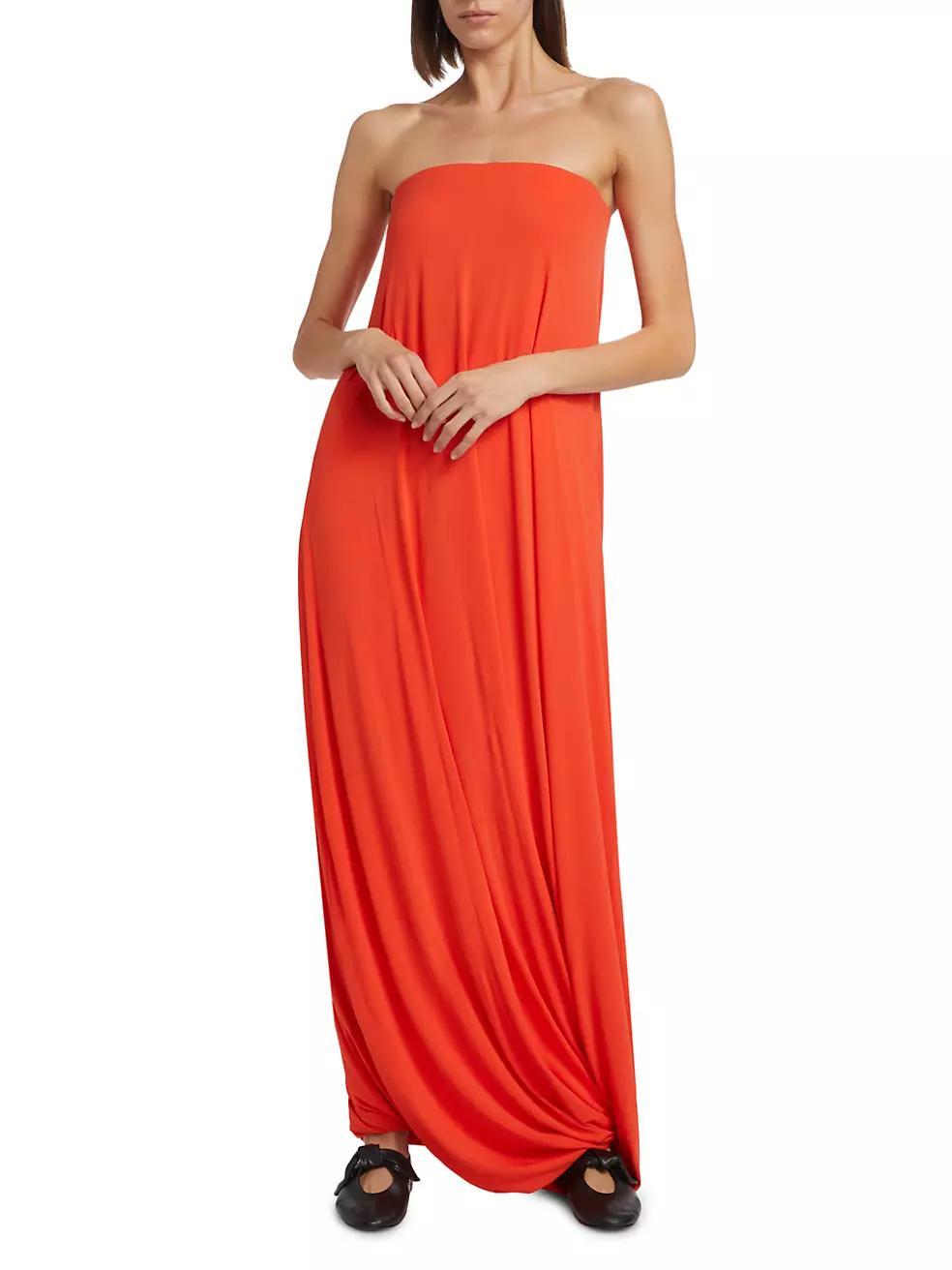 Eula Twist Strapless Maxi-Dress Product Image