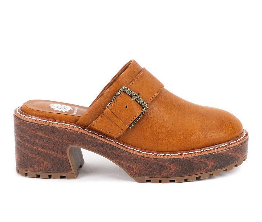 Women's Yellow Box Barker Platform Clogs Product Image