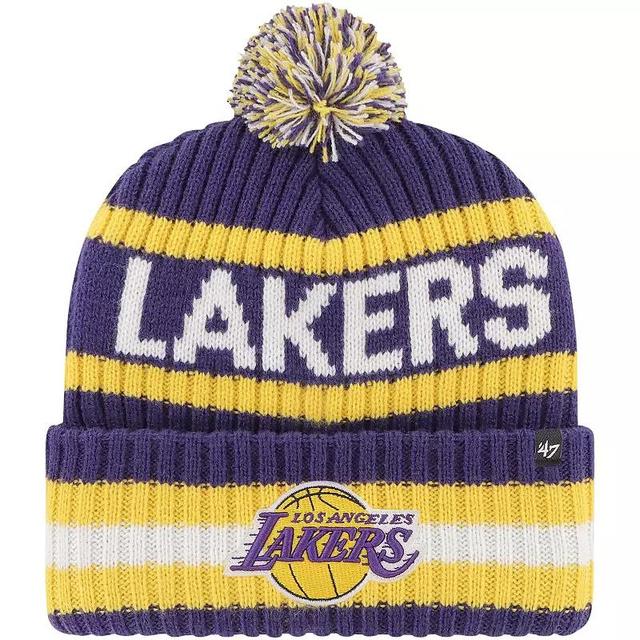 Mens 47 Los Angeles Lakers Bering Cuffed Knit Hat with Pom Product Image