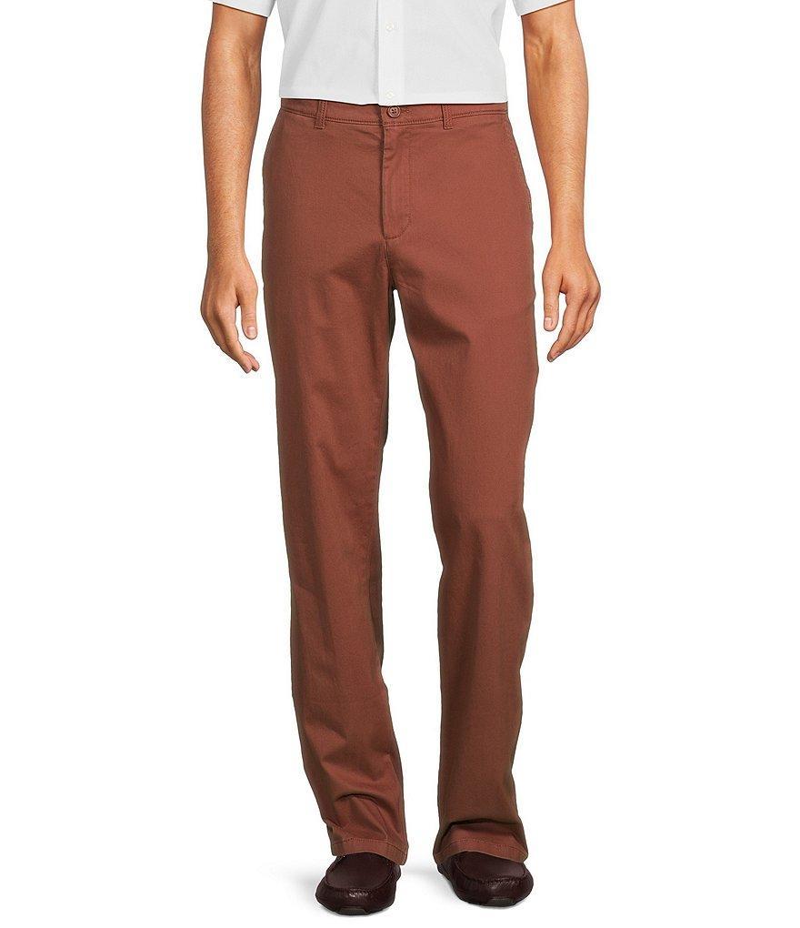 Roundtree & Yorke Classic Fit Flat Front Non-Iron Perfect Chino Pants Product Image