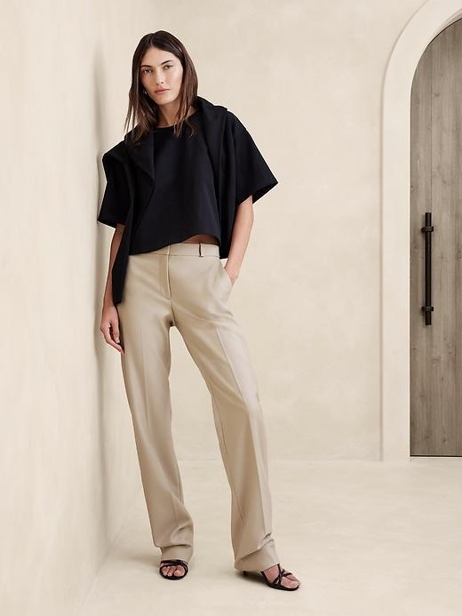 Lido Straight Italian Wool Pant Product Image