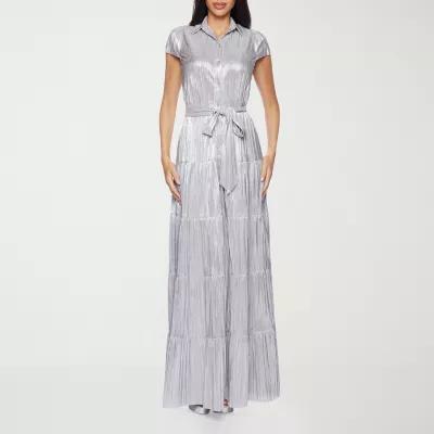 Premier Amour Womens Short Sleeve Maxi Dress Product Image