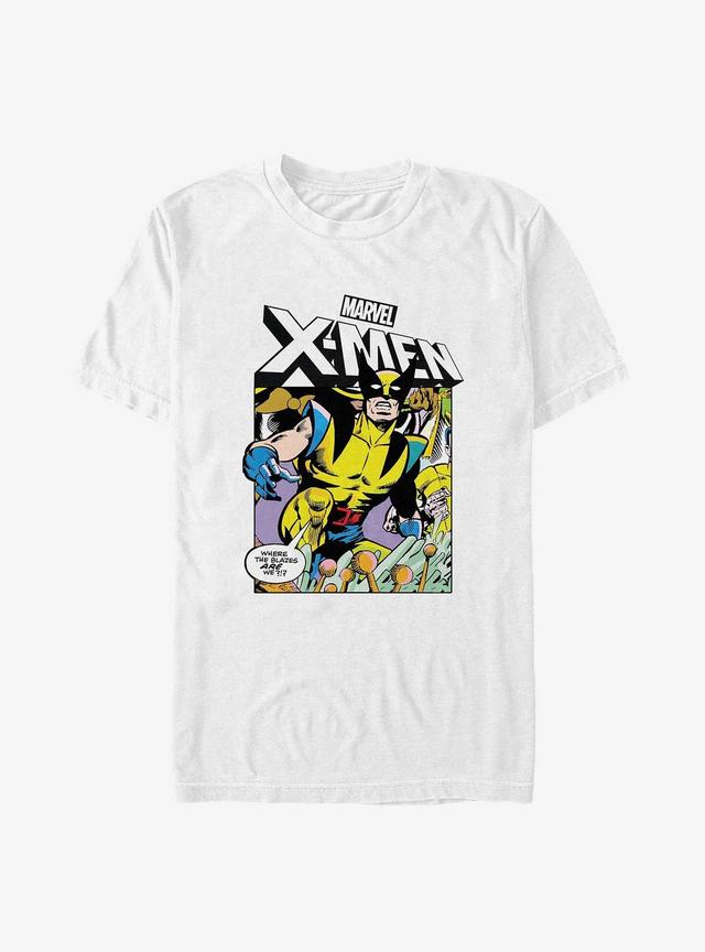 X-Men Comic Strip Wolverine Big & Tall T-Shirt Product Image