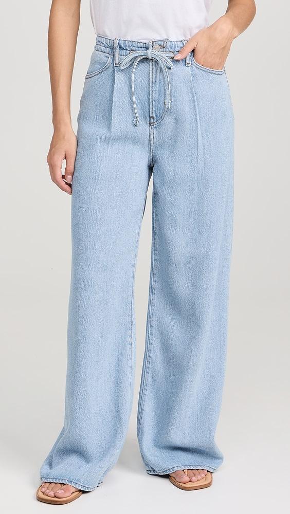 FRAME Super Drape Drawstring Wide Leg Jeans | Shopbop Product Image