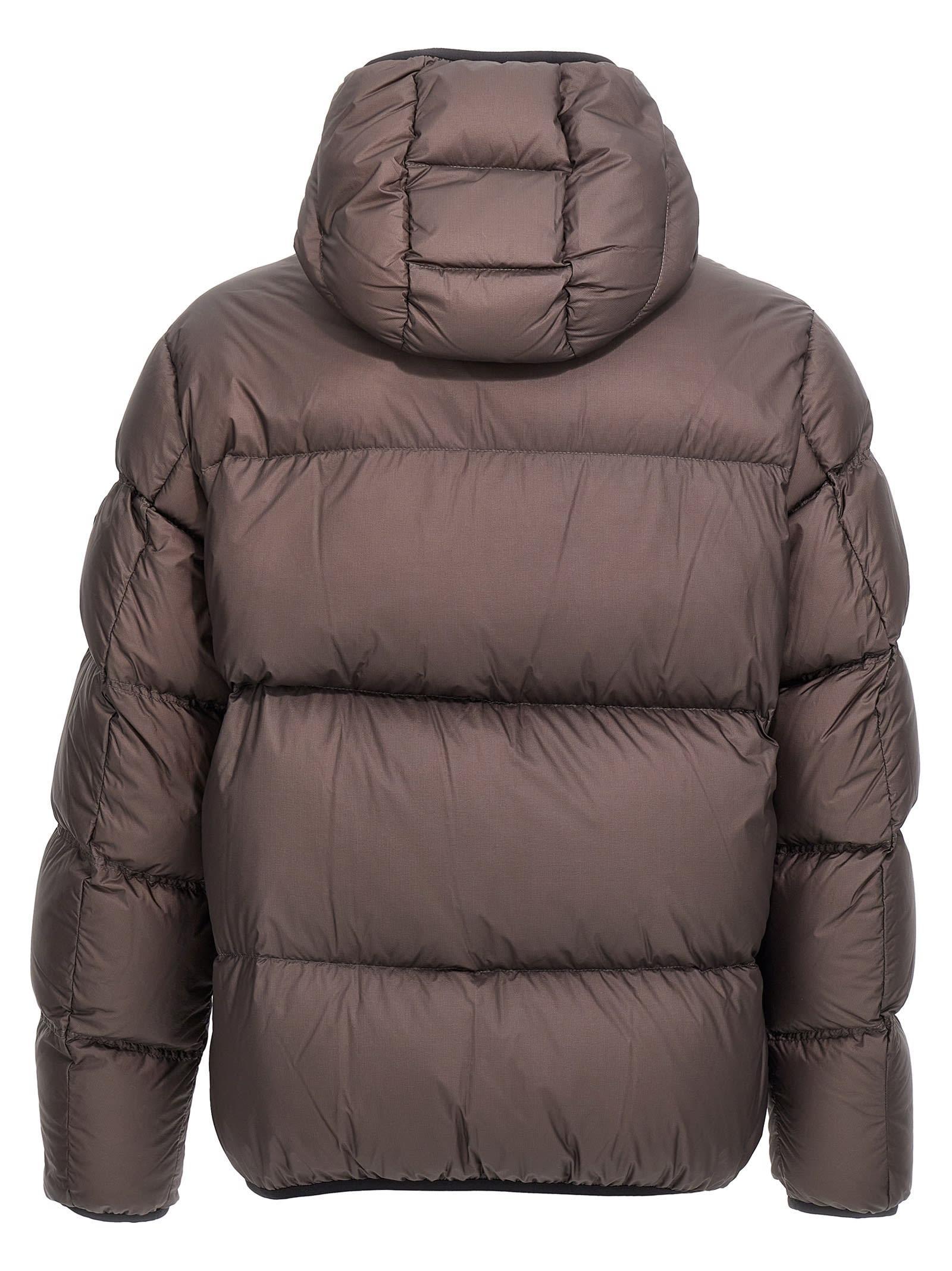 Down Masac Puffer Jacket In Brown Product Image