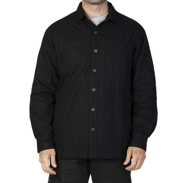 Mens Sonoma Goods For Life Fleece-Lined Canvas Shirt Jacket Product Image