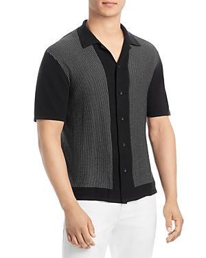 rag & bone Harvey Short Sleeve Knit Button-Up Camp Shirt Product Image