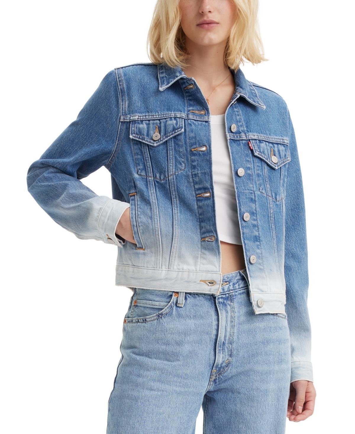 Levis Womens Original Cotton Denim Trucker Jacket Product Image