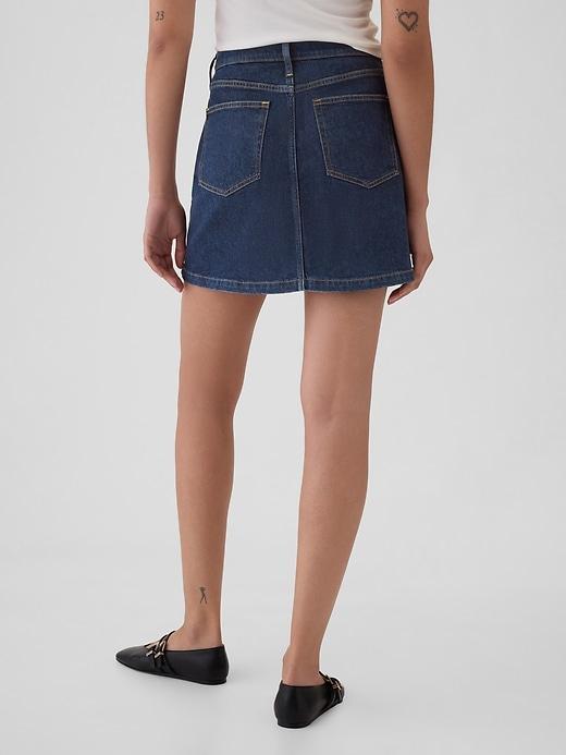 Denim Mini Skirt Product Image