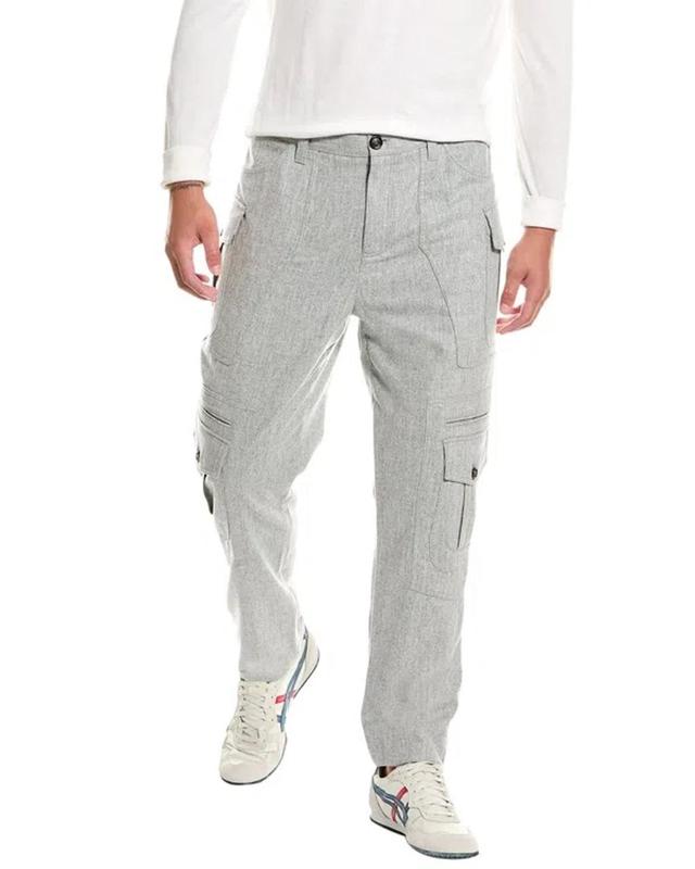 Wool Cargo Pant In Grey Product Image