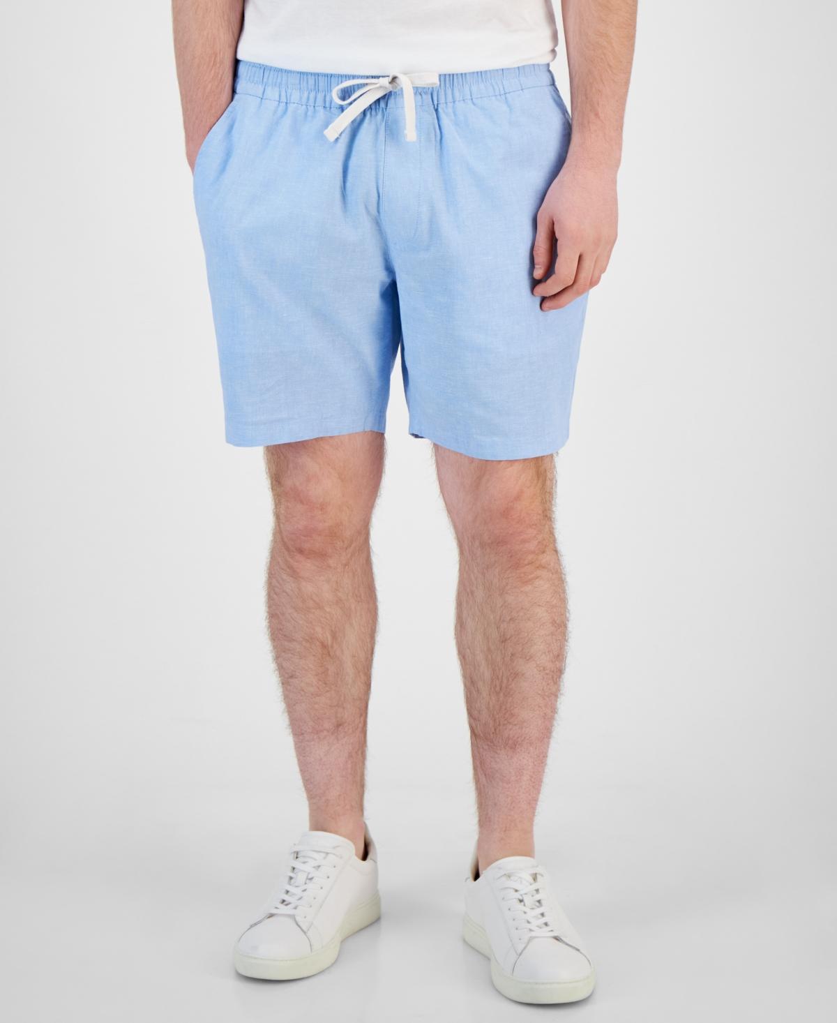 Sun + Stone Mens Charlie Linen Pull-On Shorts, Created for Macys Product Image