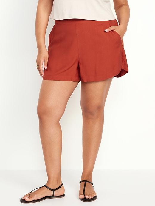 High-Waisted Playa Shorts -- 4-inch inseam Product Image