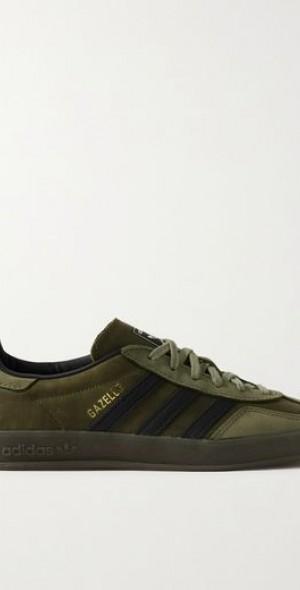 Gazelle Indoor leather-trimmed suede sneakers Product Image