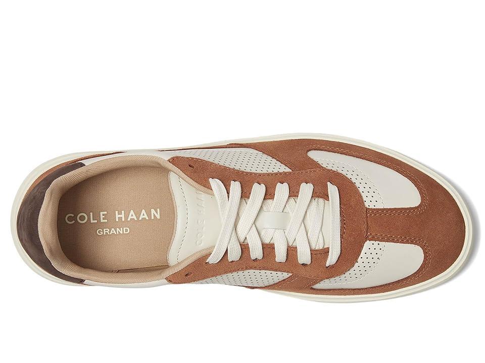 Cole Haan Grand Crosscourt Modern Turf Sneaker (British Tan/Ivory) Men's Lace-up Boots Product Image