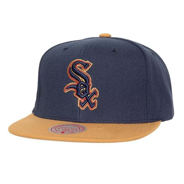 Mens Mitchell & Ness Chicago White Sox Work It Snapback Hat, Blue Product Image