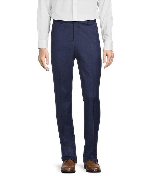 Hart Schaffner Marx New York Modern Fit Flat Front Solid Dress Pants Product Image