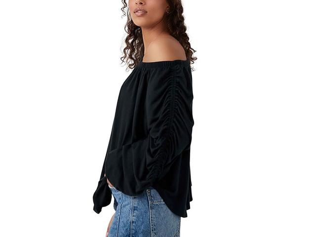 Free People Serenade One-Shoulder Long Sleeve T-Shirt Product Image