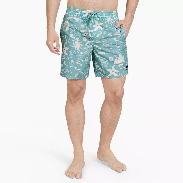 Mens Quiksilver 6.5 Beachside Print Volley Swim Shorts Product Image