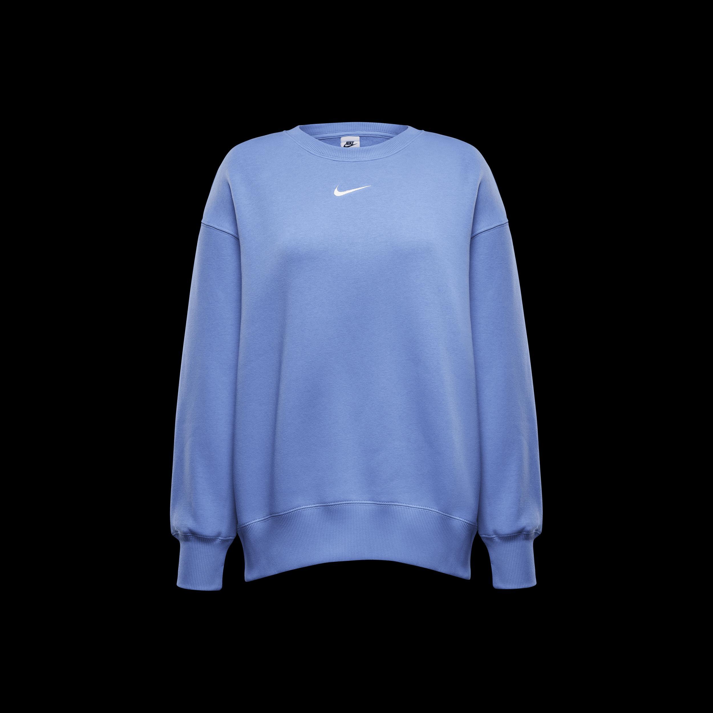 Womens Nike Sportswear Phoenix Fleece Oversized Crew-Neck Sweatshirt Product Image