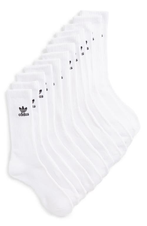 adidas Originals Mens adidas Originals Trefoil 6 Pack Crew Socks - Mens Product Image