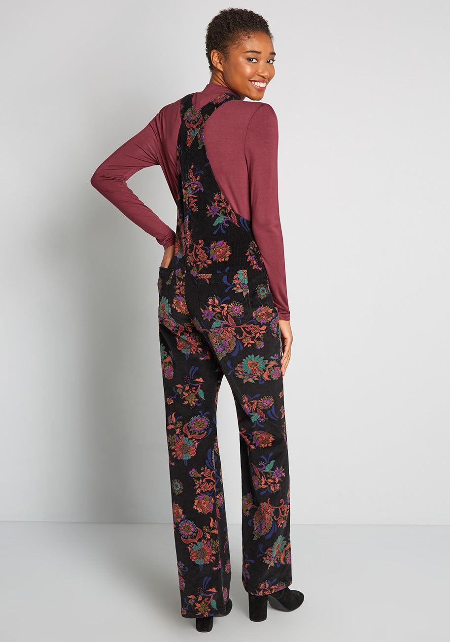 Paisley Makes Perfect Cord Overalls Product Image