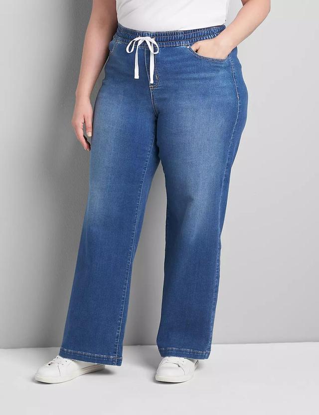 Pull-On Wide Leg Jean Product Image