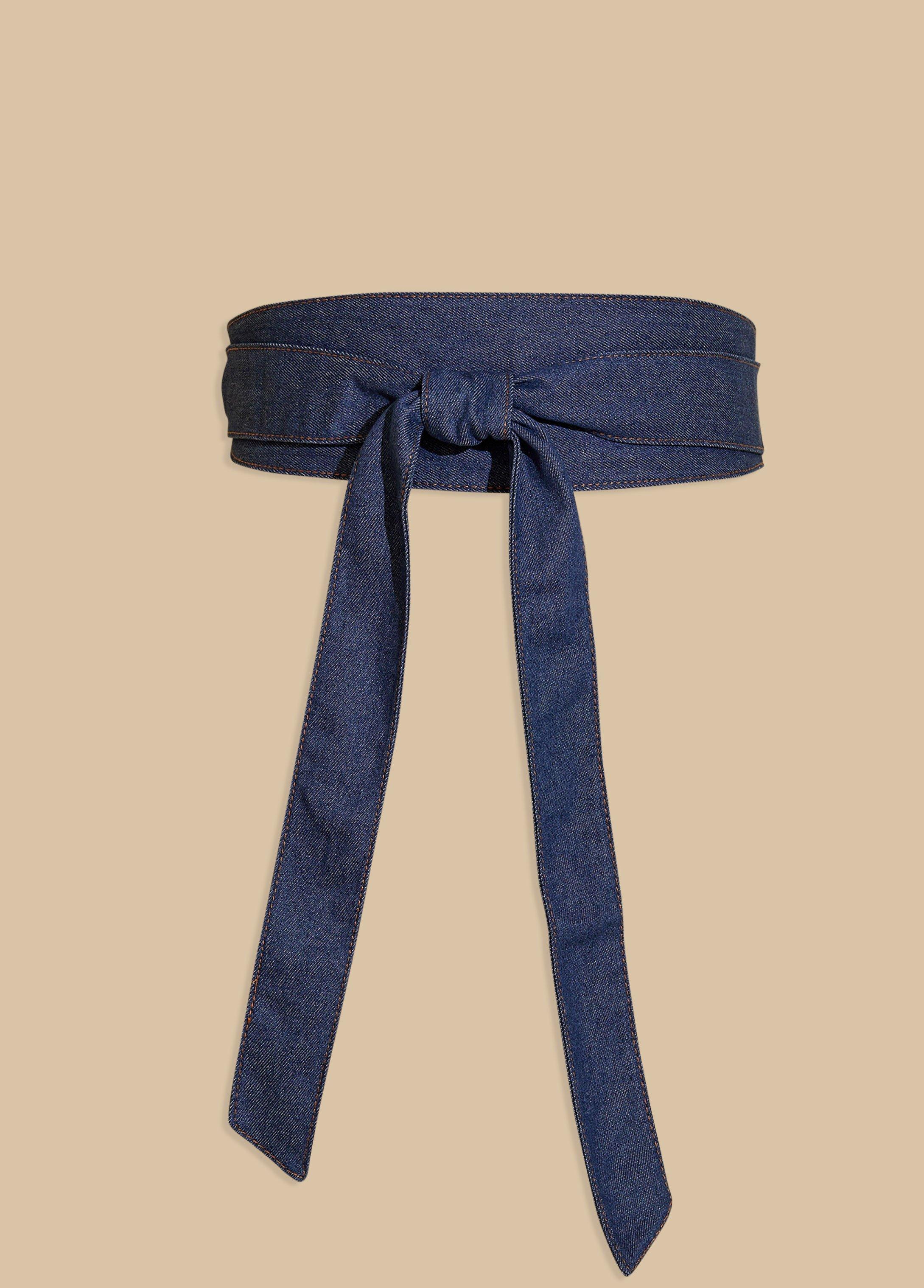 Denim Wrap Belt Product Image