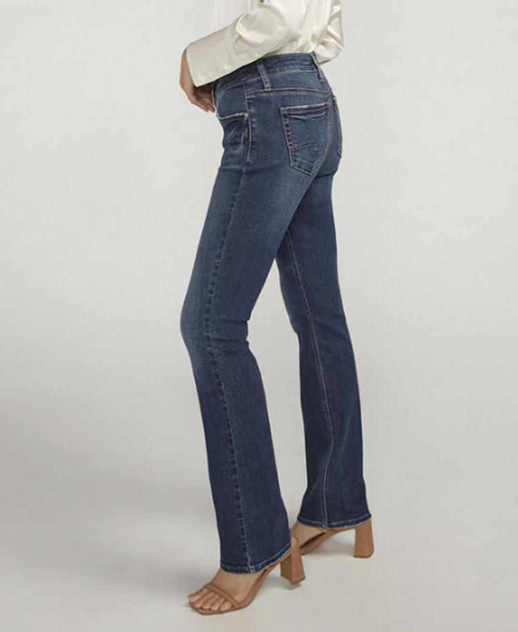 Silver Jeans Co® Ladies' Elyse MR Slim Boot Cut Jeans Product Image