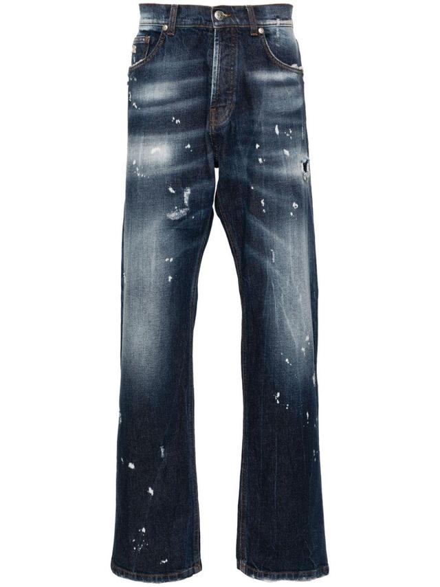 straight-leg cotton jeans Product Image