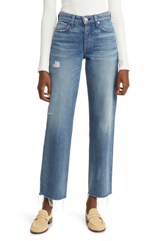 Womens Dre Distressed Ankle-Crop Jeans Product Image