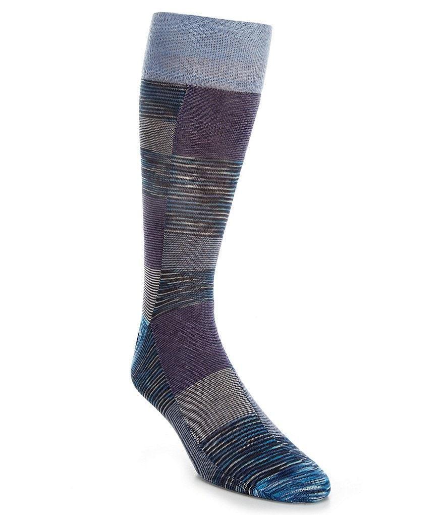 Cremieux Block Patch Mille Crew Dress Socks Product Image