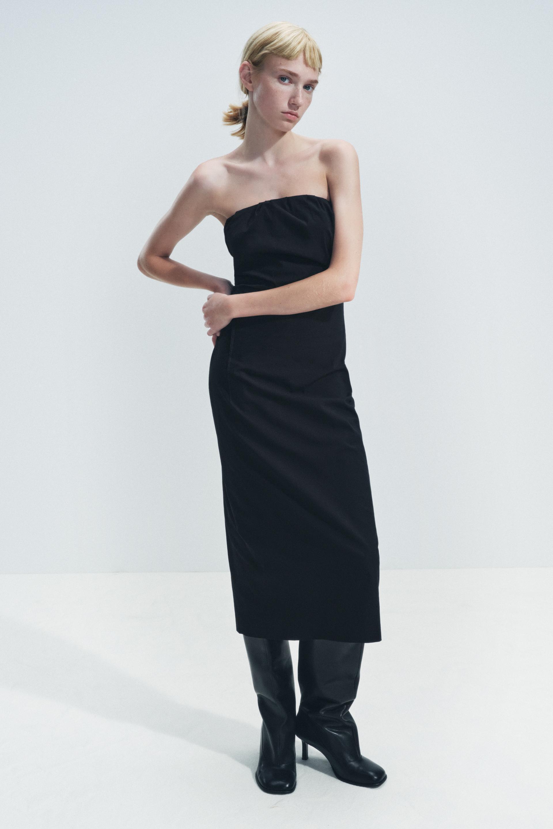 ZW COLLECTION STRAPLESS DRESS Product Image