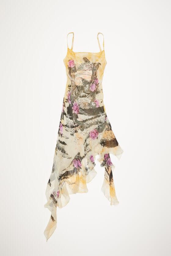 Printed strap dress Product Image