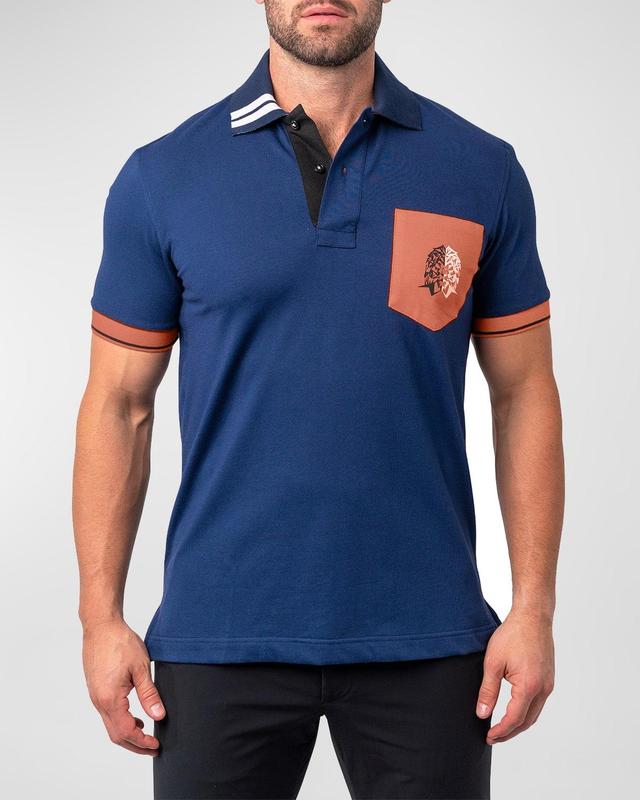 Mens Mozart Class Tip Polo T-Shirt Product Image