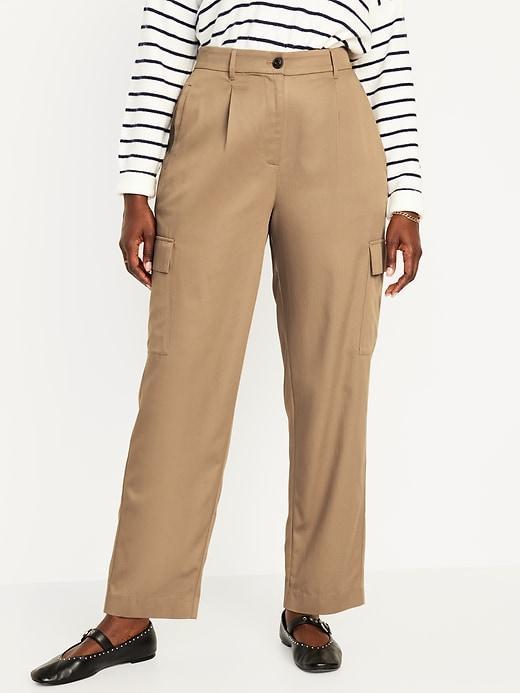 Extra High-Waisted Taylor Cargo Pants Product Image